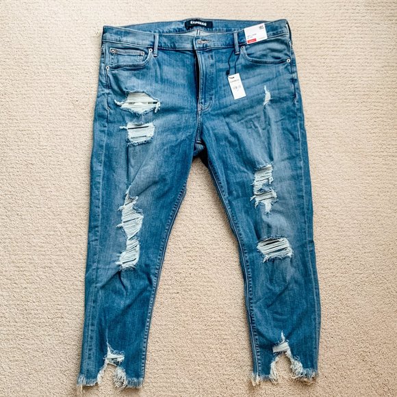 Express | Jeans | Mid Rise Medium Wash 